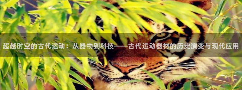 凯捷体育软件：超越时空的古代运动：从器物到科技——古