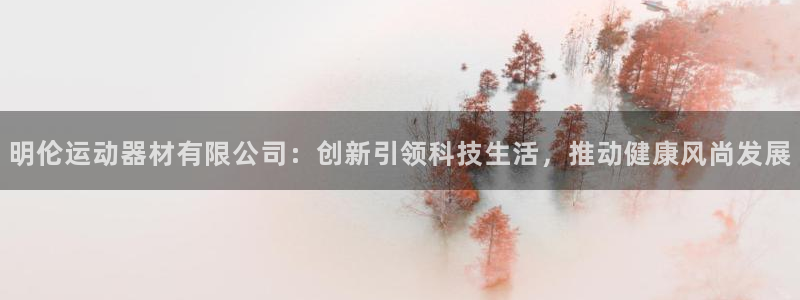 凯捷体育平台注册流程图：明伦运动器材有限公司：创新引
