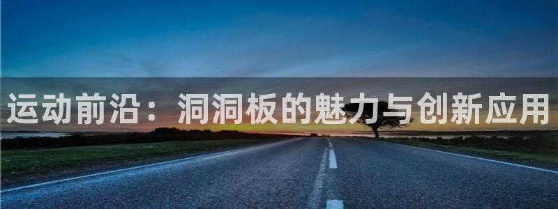 凯捷体育五金厂：运动前沿：洞洞板的魅力与创新应用