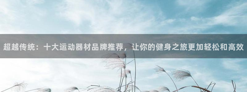 凯捷体育招商电话号码：超越传统：十大运动器材品牌推荐，让你的