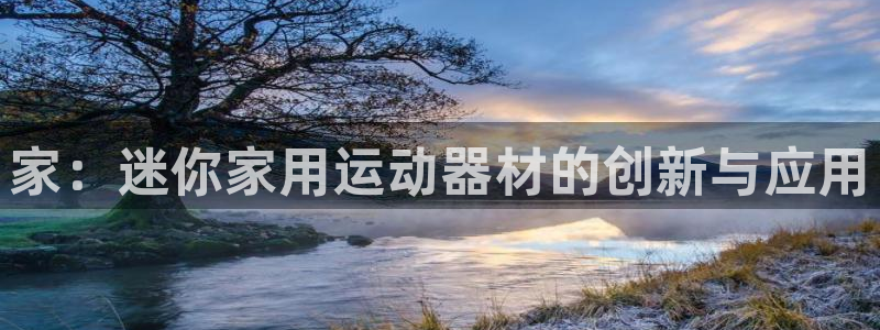 凯捷体育平台APP：家：迷你家用运动器材的创新与应用